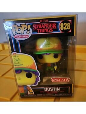 Funko Pop! Television: Stranger Things Dustin Black Light #828 Target Exclusive